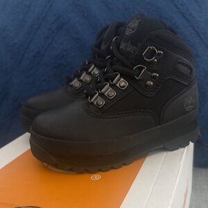 Timberland Kids Black Adventure Boots